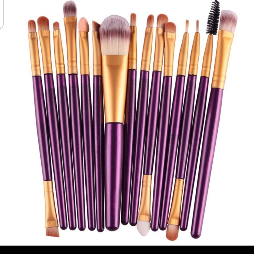 15 Piece Makeup Brush Set